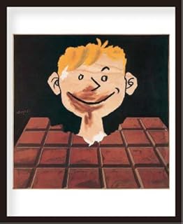 ミニポスター×フレームセット サヴィニャック トブラーチョコレート 黒 FST-068 ミニポスター×フレームセット サヴィニャック トブラーチョコレート 黒 FST-068